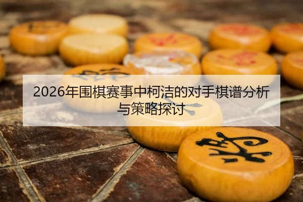 2026年围棋赛事中柯洁的对手棋谱分析与策略探讨