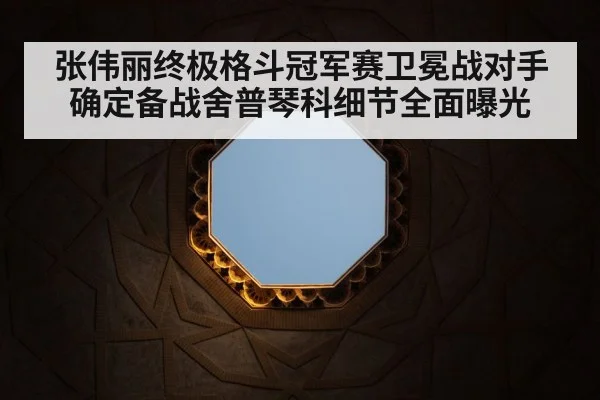 张伟丽终极格斗冠军赛卫冕战对手确定备战舍普琴科细节全面曝光
